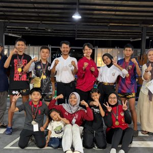 Atlet Kun Khmer Bantaeng Borong 4 Emas dan 1 Perak di National Kun Khmer Fight Day Makassar