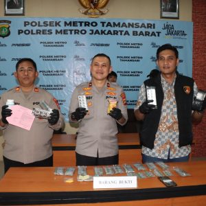 Ungkap Penjualan Obat Keras Ilegal Berkedok Toko Sembako, Polsek Metro Tamansari Sita Ribuan Pil