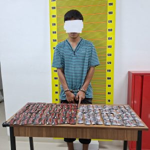 Undercover Buy Bongkar Peredaran Liquid Narkotika di Hamparan Perak, Puluhan Cartridge Yakuza Disita