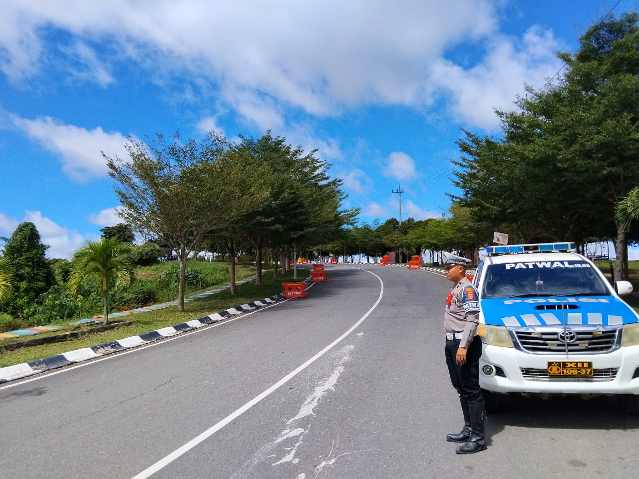 Gelar Patroli Turjawali dan ETKE Mobile, Satlantas Polres Kutim Pantau Keamanan Lalu Lintas Sangatta