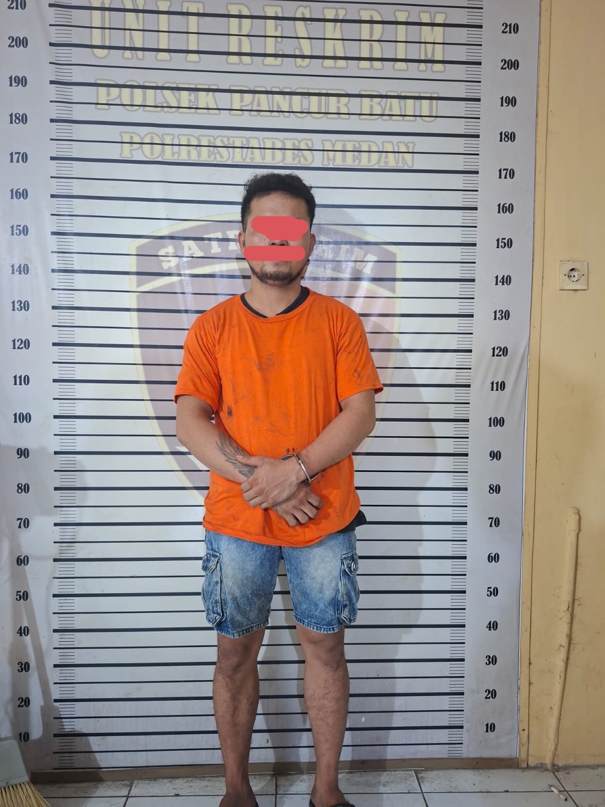 POLSEK PANCUR BATU BERHASIL AMANKAN DPO KASUS PENGANIAYAAN MENGGUNAKAN SENJATA TAJAM