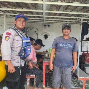 Tingkatkan Keselamatan Penumpang, Sat Polairud Kutim Gelar Patroli Perairan Sangkulirang