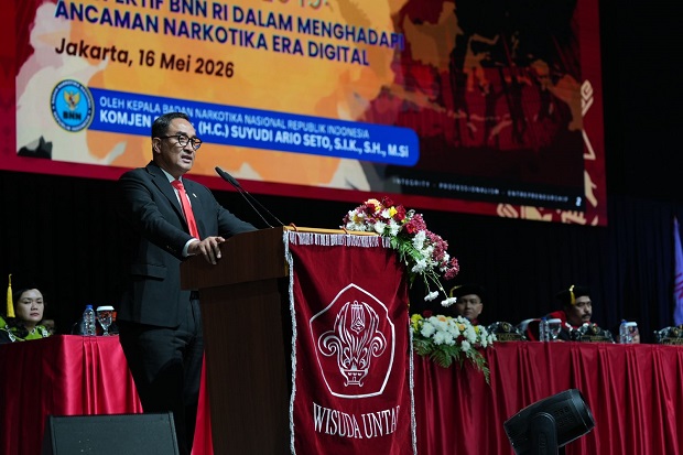 Kepala BNN RI di Wisuda Untar : Indonesia Emas 2045 Hanya Kelar Jika Generasi Muda Bebas Narkoba