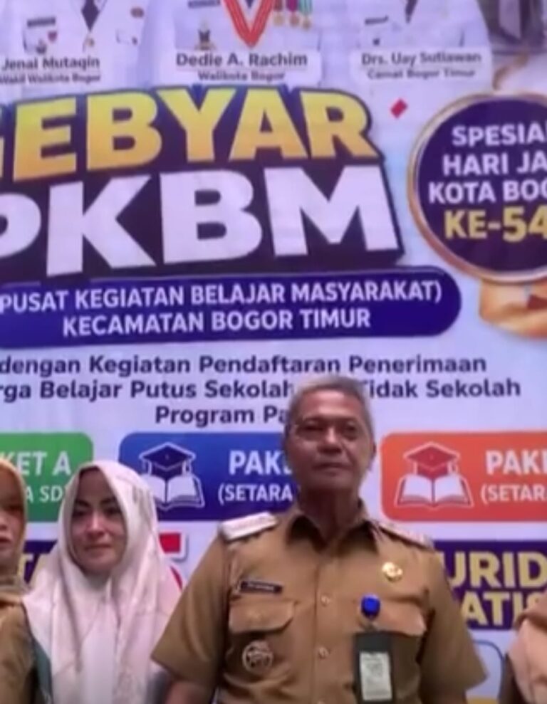 Kegiatan Foto : Kecamatan Bogor Timur Gebyar PKBM Mengatasi Anak Putus Sekolah Dalam Rangka HJB Ke 544 Tahun