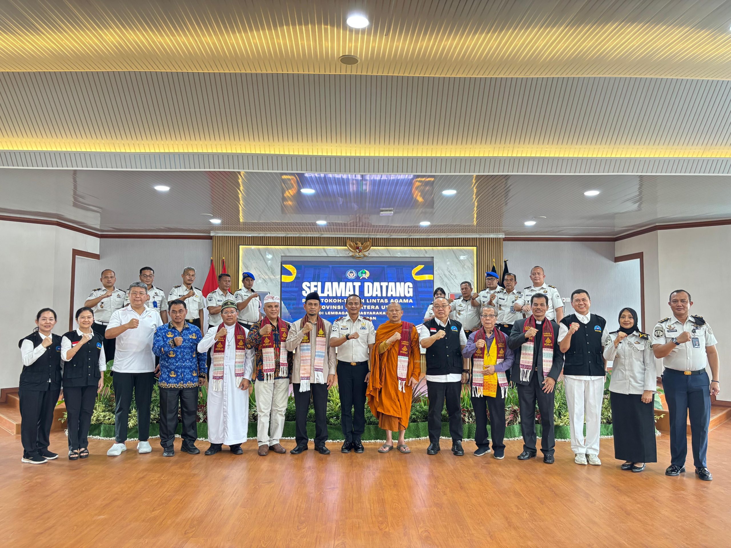 Sambut Waisak 2570 BE, Lembaga Pemasyarakatan Kelas I Medan Perkuat Komitmen P4GN dan Pemberantasan Kejahatan Transaksional Melalui Silaturahmi Tokoh Lintas Agama