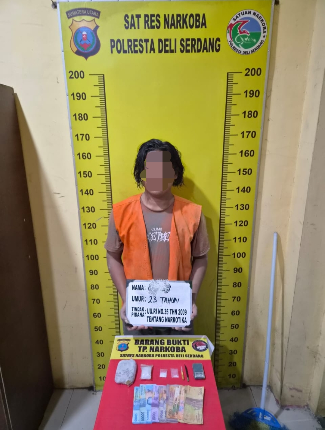 Gerebek Sarang Narkoba di Pagar Jati, Satresnarkoba Polresta Deli Serdang Amankan Dua Pria dan Sita Sabu