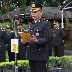 Memperingati Hari Kebangkitan Nasional ke – 118, Polres Binjai Laksanakan Upacara Bendera