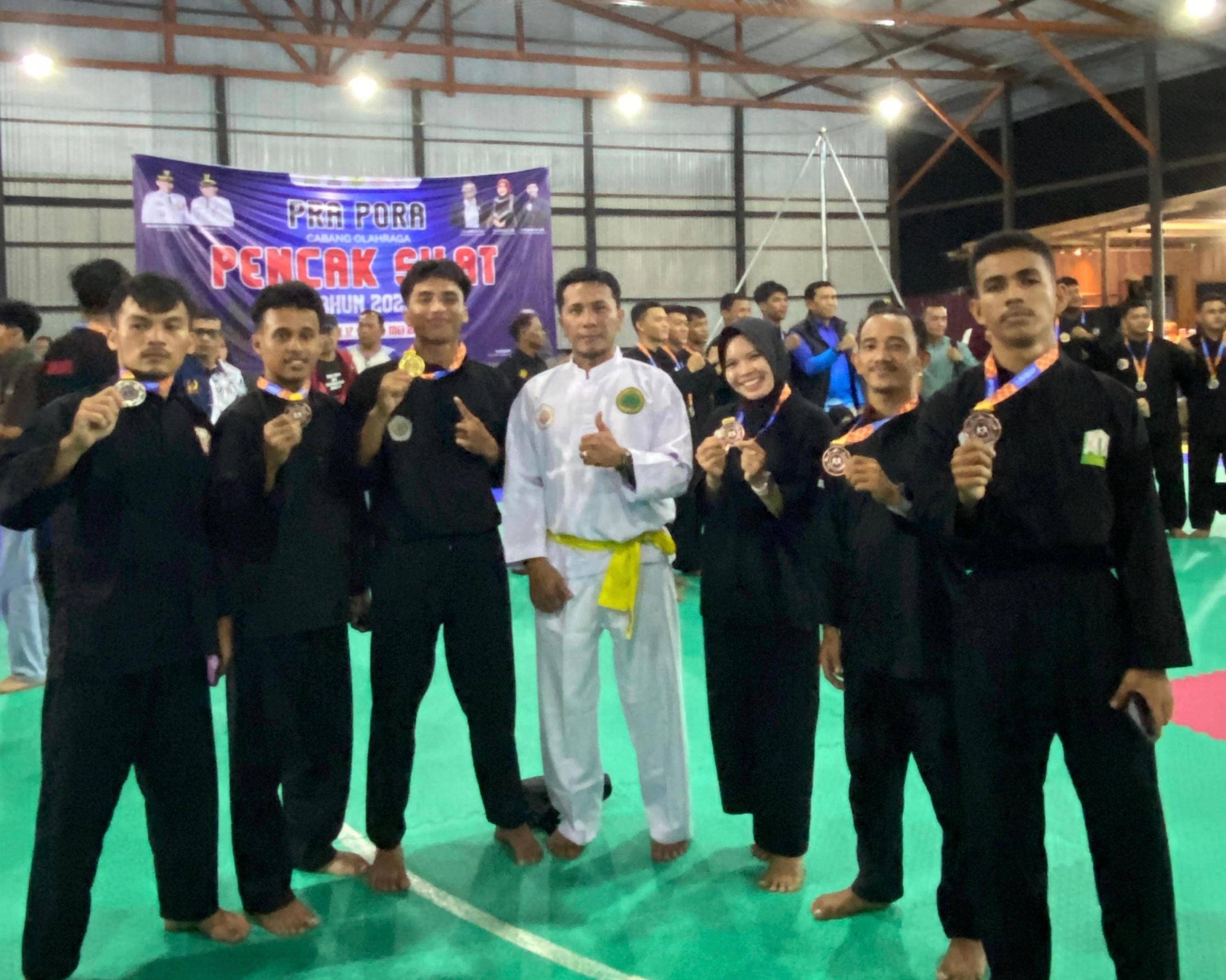 Tampil Gemilang di Pra-PORA, Kontingen Pencak Silat Aceh Singkil Berhasil Raih Medali dan Amankan Tiket PORA