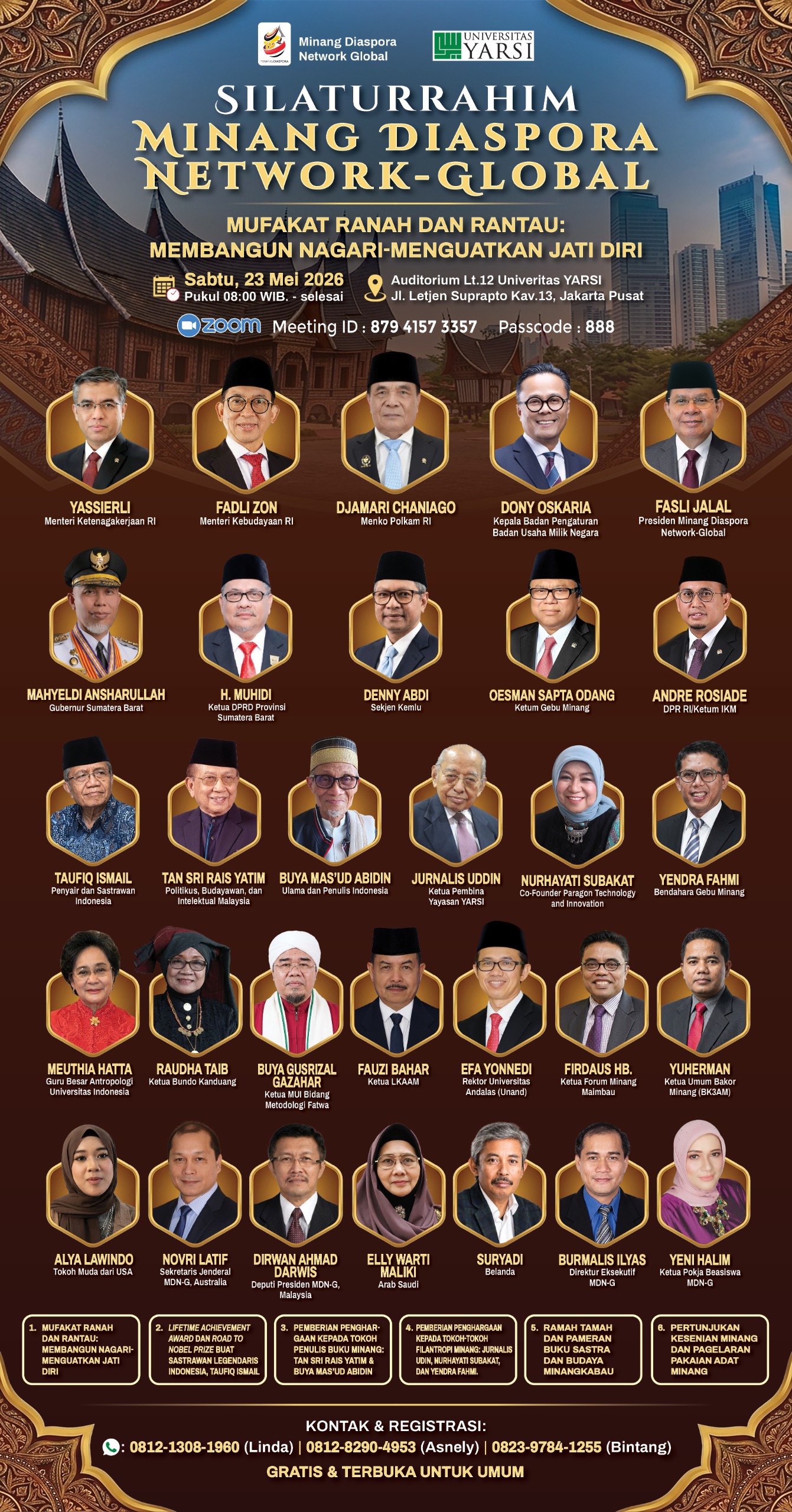 🏛️ SILATURRAHIM MINANG DI PUSAT NEGERI: Mufakat Ranah dan Rantau, Menyulam Kasih Membangun Nagari