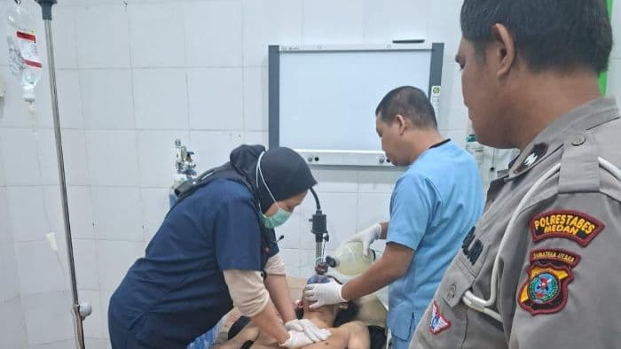 Tabrakan Maut Saat Subuh Gegerkan Medan, Dua Pengendara Tewas di Tempat