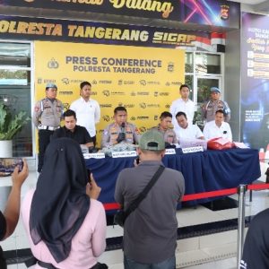 Polresta Tangerang Bongkar Jaringan Narkotika Sintetis Lintas Wilayah, 4 Orang Diamankan