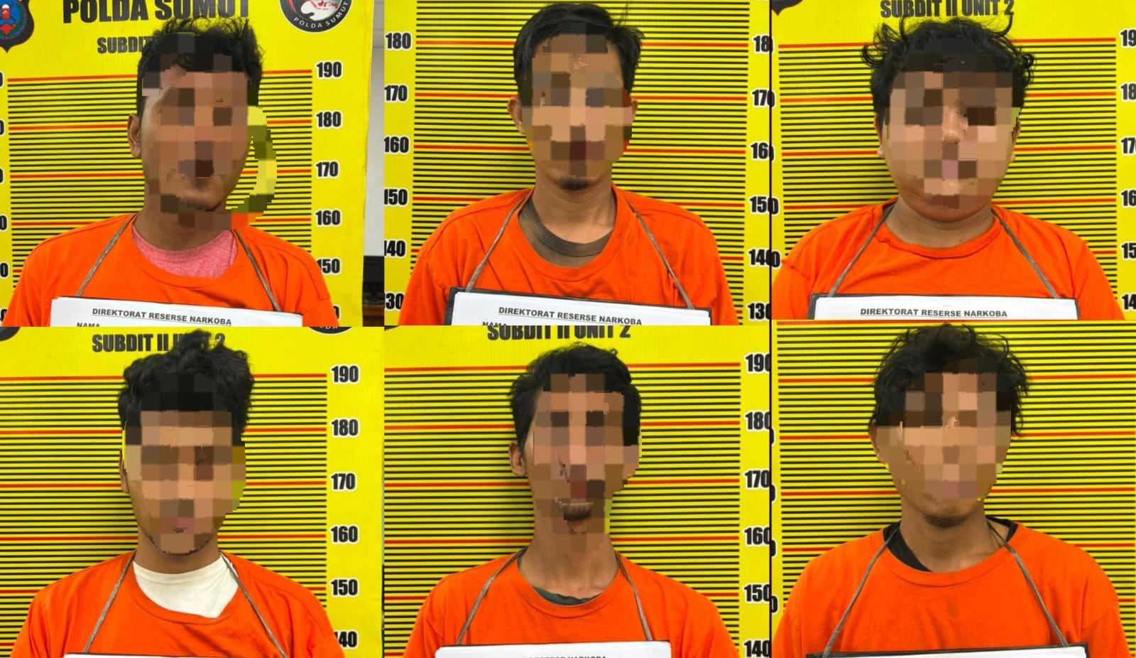 Enam Penyerang Polisi Saat Penggerebekan Narkoba di Multatuli Diamankan, Urine Positif Narkoba