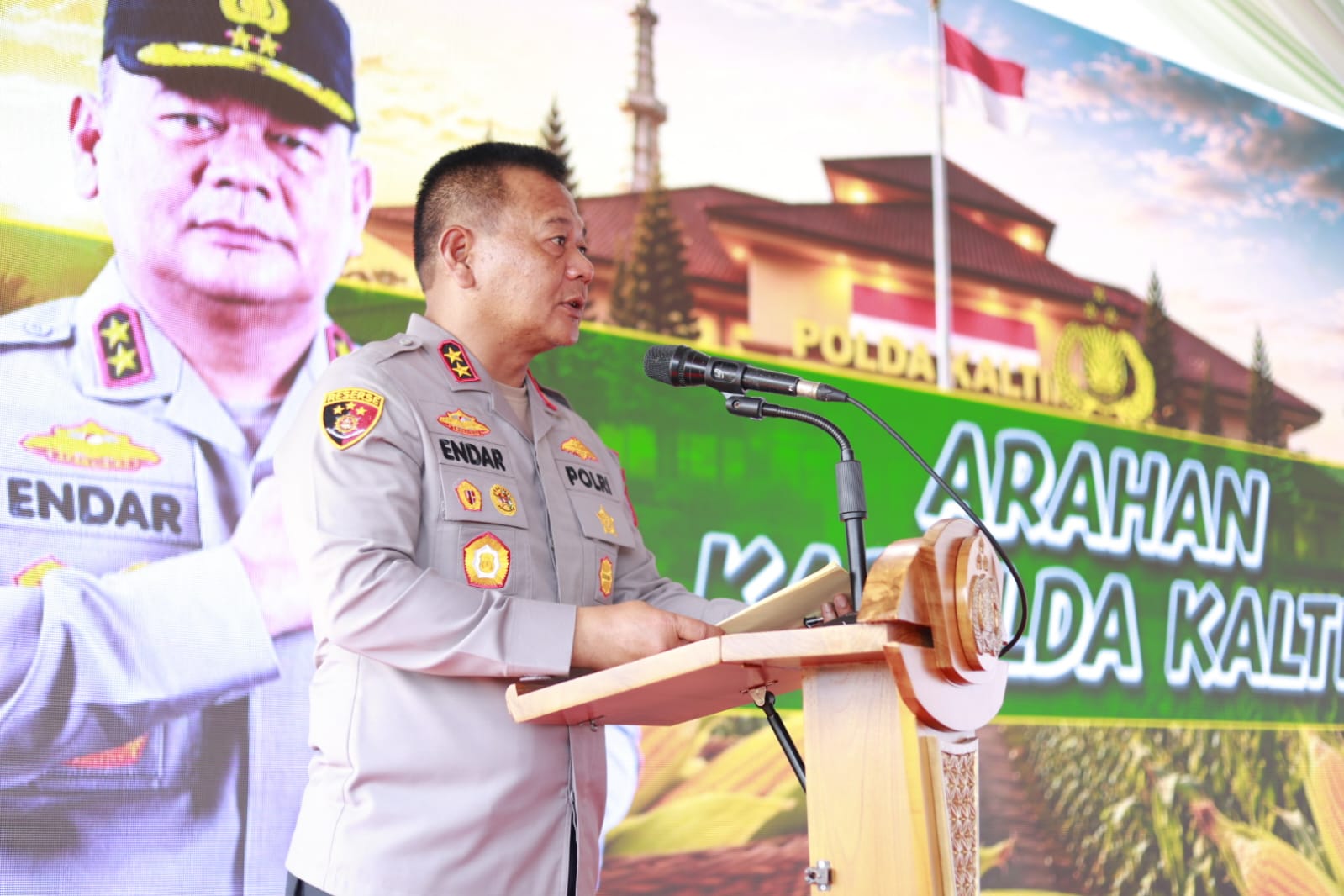 KAPOLDA KALTIM APRESIASI POLRES KUTIM JADI SLAAH SATU YANG TERBAIK DUKUNG PROGRAM KETAHANAN PANGAN