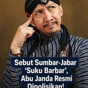 Sebut Sumbar – Jabar ” Suku Barbar “, Abu Janda Resmi Dipolisikan! Reaksinya Bikin Netizen Makin Geram!
