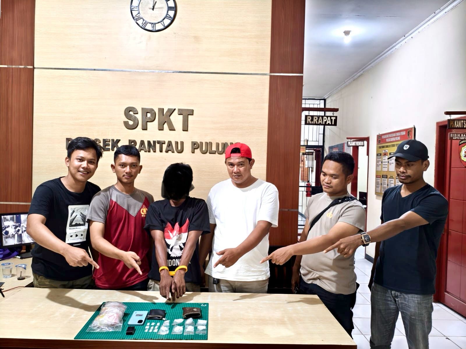 AMANKAN 17 POKET SABU 41,53 GRAM, POLSEK RANTAU PULUNG GAGALKAN PEREDARAN NARKOTIKA