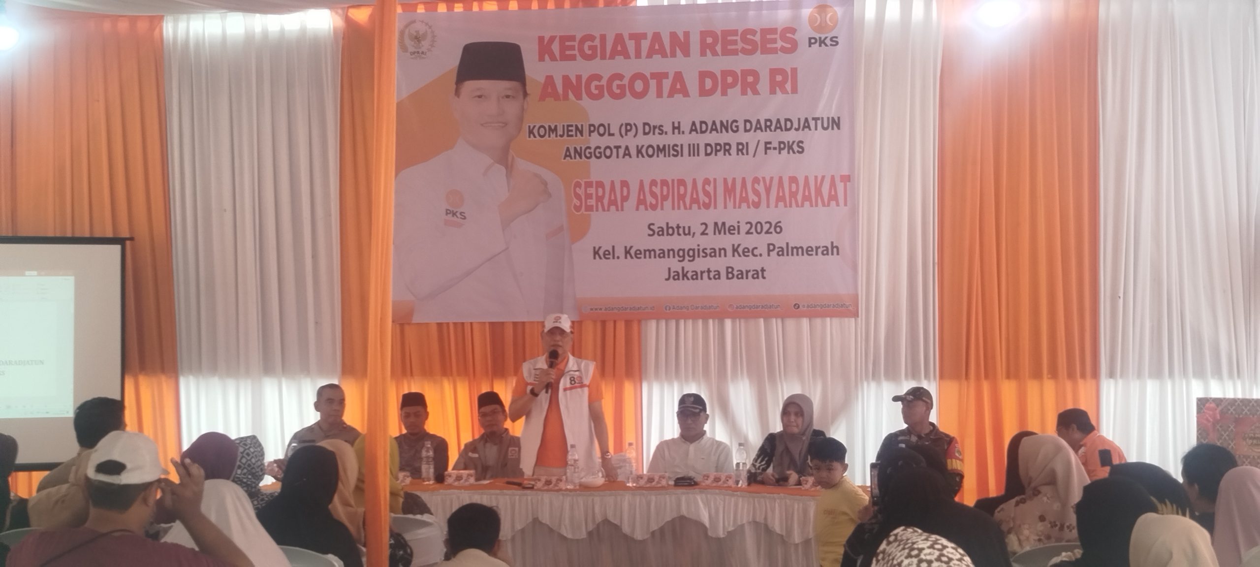 Reses di Kemanggisan, Adang Daradjatun Tekankan Pendidikan Politik dan Perang Melawan Narkoba