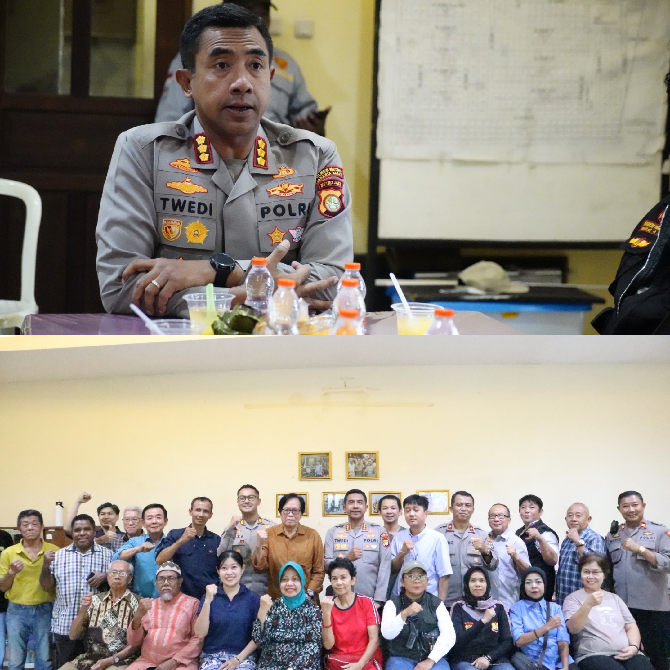 Kapolres Jakbar Sambangi Warga Jelambar, Perkuat Kolaborasi Cegah Gangguan Kamtibmas