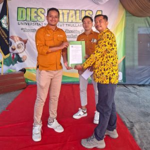 PT Nusa Publika Ilmiah Dukung Dies Natalis Universitas Nazhatut Thullab Al-Muafa Sampang