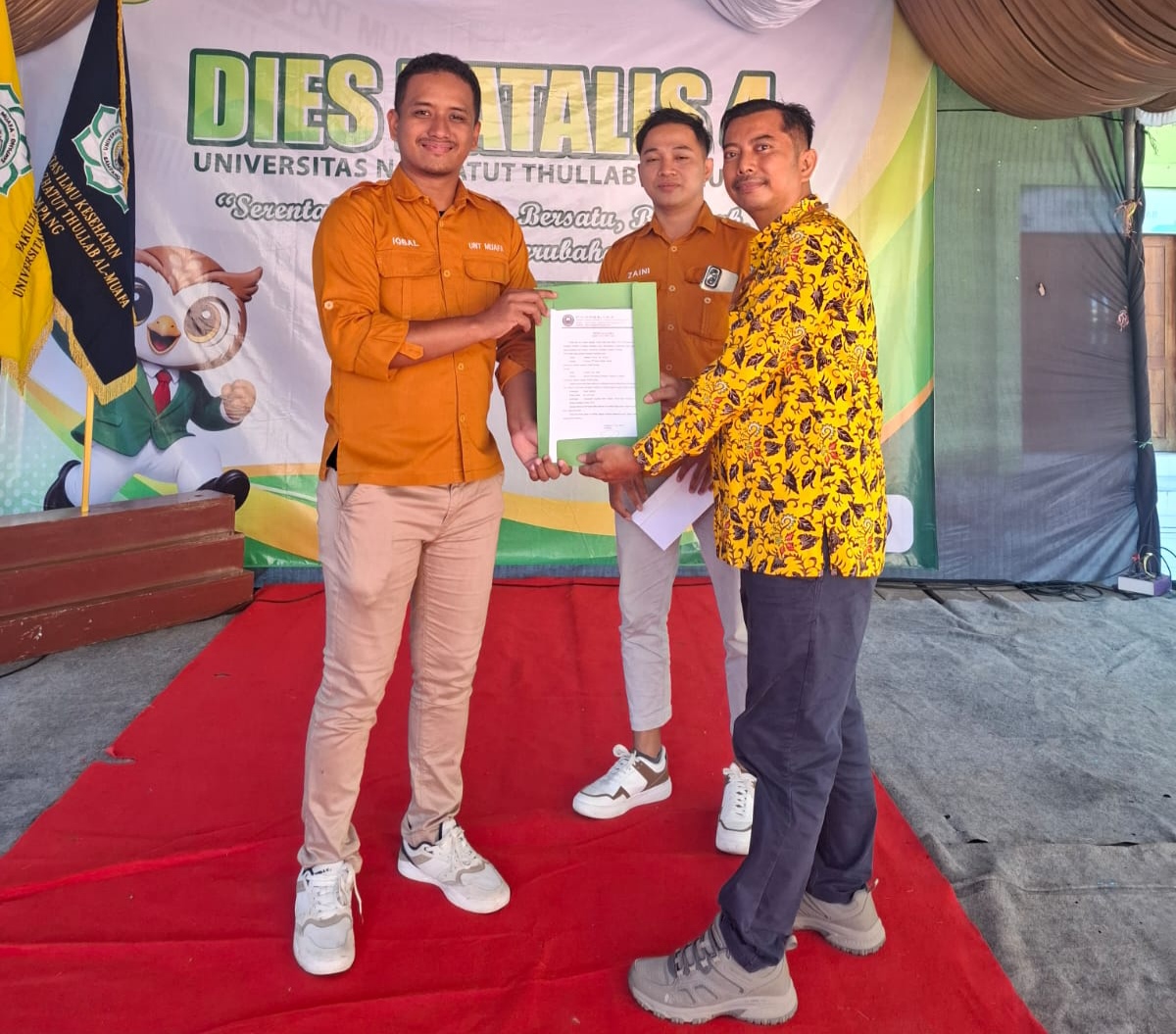PT Nusa Publika Ilmiah Dukung Dies Natalis Universitas Nazhatut Thullab Al-Muafa Sampang