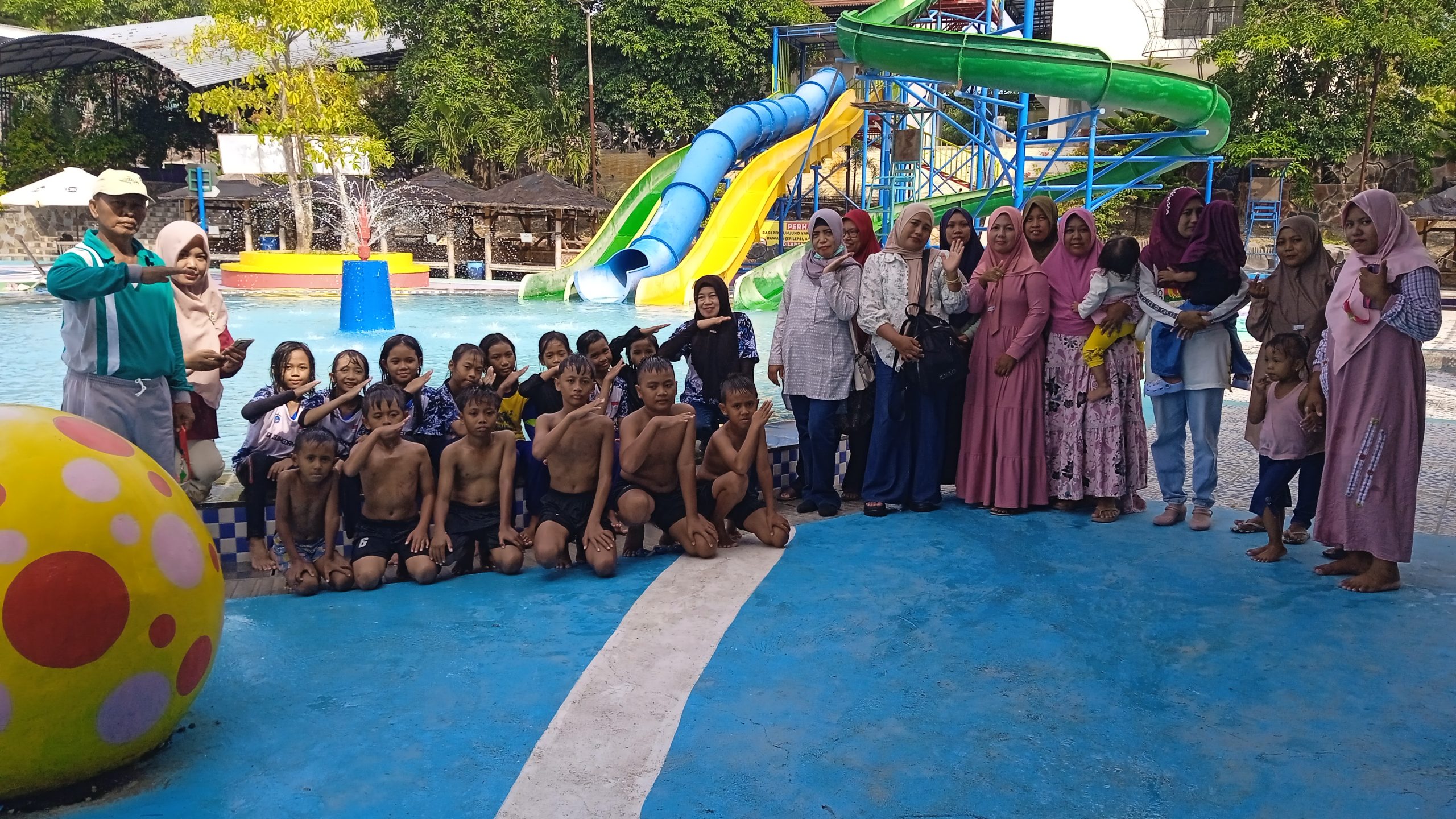 SDN Sumedangan 2 Pademawu Pamekasan Pilih Sampang Water Park Sebagai Wisata Air Favorit