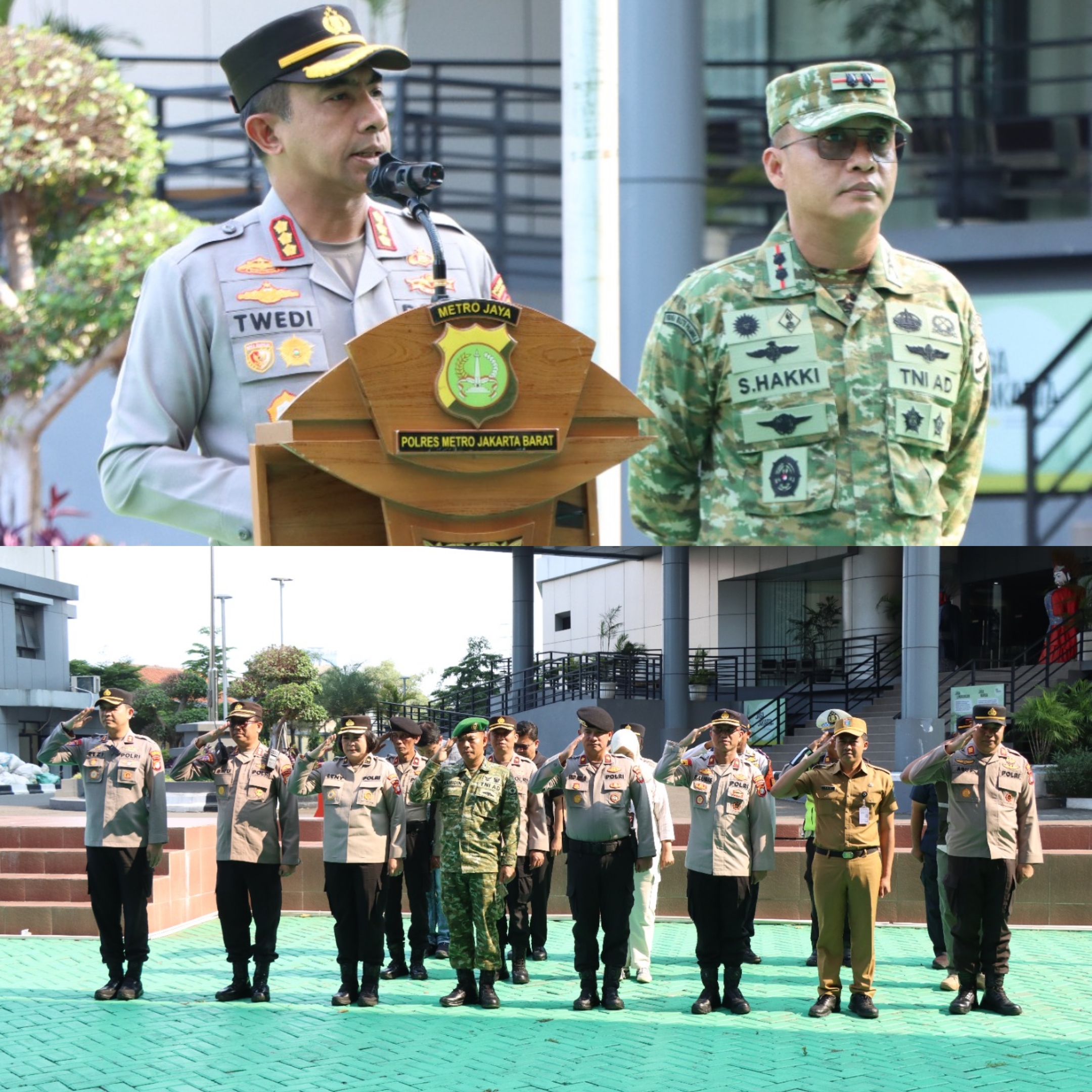 Polres Metro Jakarta Barat Gelar Apel Pelayanan Pengamanan Nobar Persija vs Persib