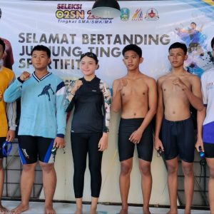 Cantik Qur’ani Reihana Rizaldi Satu Satunya Peserta Putri di Lomba Renang O2SN Kabupaten Sampang