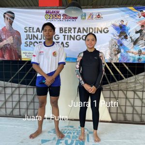 M.Zaydan Rakha Patra Abdillah Raih Juara 1 Putra Lomba Renang O2SN Tingkat SMA di Sampang Water Park