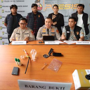 Polsek Metro Tamansari Bongkar Sindikat Jambret Bersenjata Tajam, Enam Pelaku Diamankan