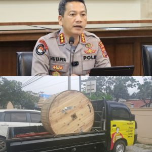 Aksi Pencurian Kabel Optik Terungkap, Dua Tersangka Diringkus Ditreskrimum Polda Banten