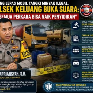 Ramai Dituding Lepas Mobil Tangki Minyak Ilegal, Kapolsek Keluang Akhirnya Buka Suara: “Tidak Semua Perkara Bisa Naik Penyidikan”