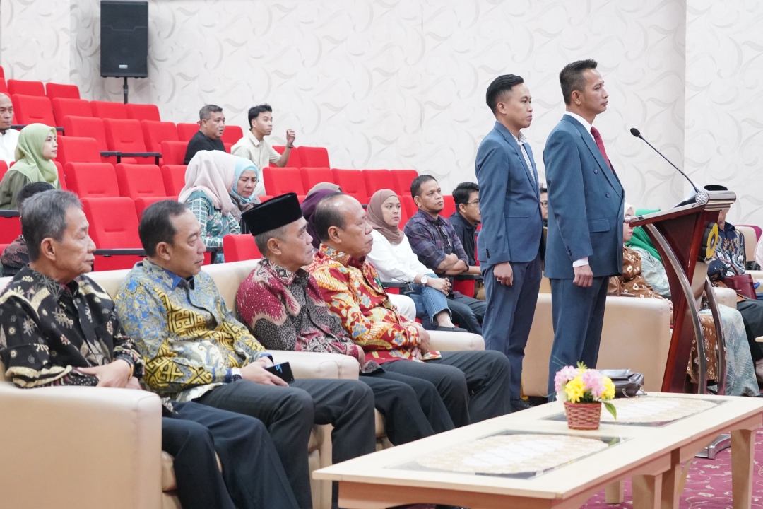 Wabup Ogan Ilir Hadiri Ujian Terbuka Promosi Doktor Rasidi di Fakultas Hukum Unsri