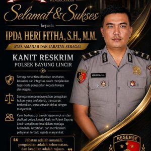 LSM GEMPITA dan Team Partner Muba Sampaikan Ucapan Selamat kepada IPDA Heri Fitha atas Jabatan Baru sebagai Kanit Reskrim Polsek Bayung Lincir