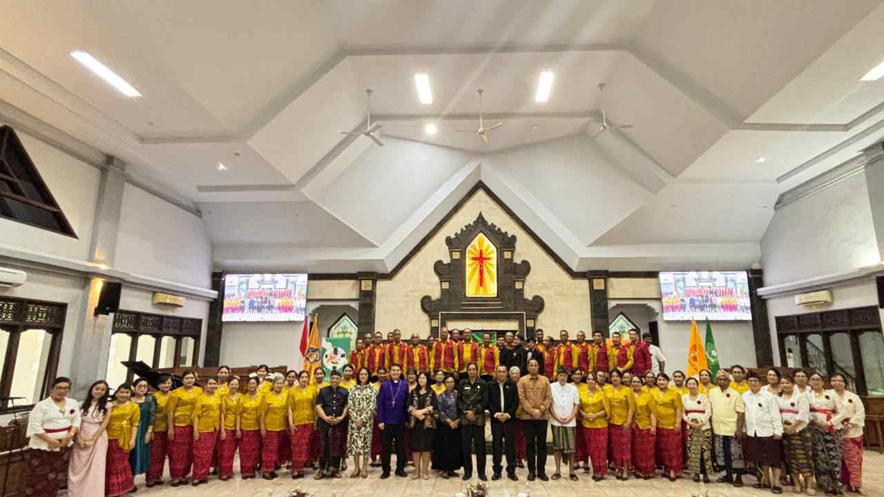 Kontingen PESPARAWI Prov. Bali Gelar Malam Doa Pengutusan Menuju PESPARAWI NASIONAL XIV Di Manokwari