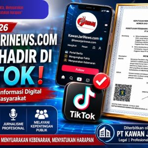KawanJariNews.com Resmi Hadir di TikTok, Perluas Akses Informasi Digital untuk Masyarakat