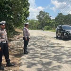 Satlantas Polres Kutim Intensif Patroli Lalu Lintas Jelang Operasi Patuh Mahakam 2026