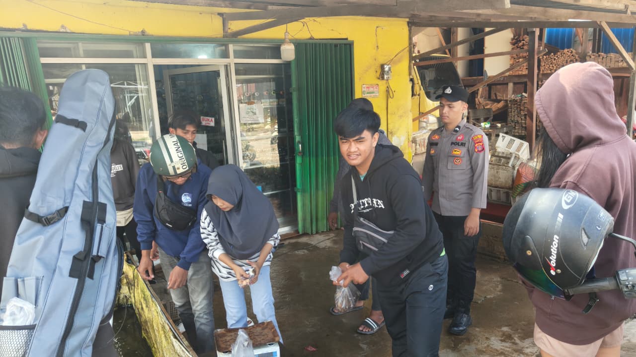 Patroli KRYD Polsek Sangatta Utara Perkuat Kamtibmas  dan Cegah Karhutla