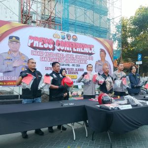 Polrestabes Surabaya Ungkap 163 Kasus Kejahatan Jalanan, 192 Tersangka Diamankan Selama Januari-Mei 2026