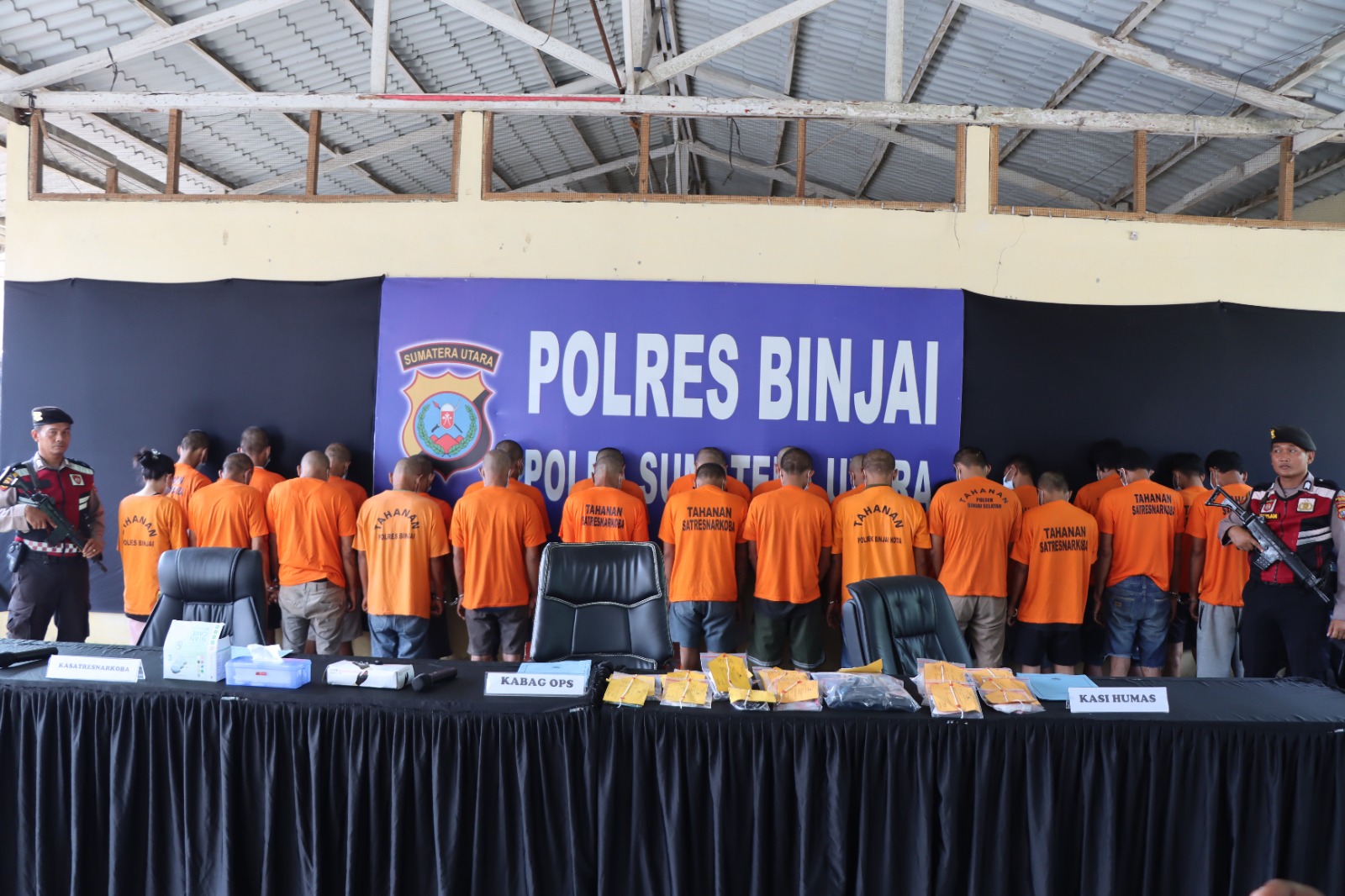 Polres Binjai Tegaskan Komitmen Perangi Narkoba, Operasi Antik Toba 2026 Ungkap 23 Kasus dan 28 Tersangka