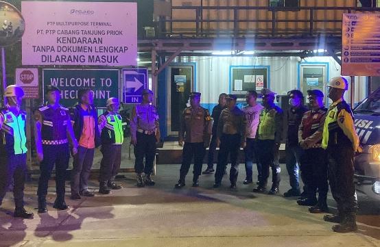 Patroli Jaga Jakarta Jaga Priok, Cipta Kondisi Polres Pelabuhan Tanjung Priok Antisipasi Gangguan Kamtibmas