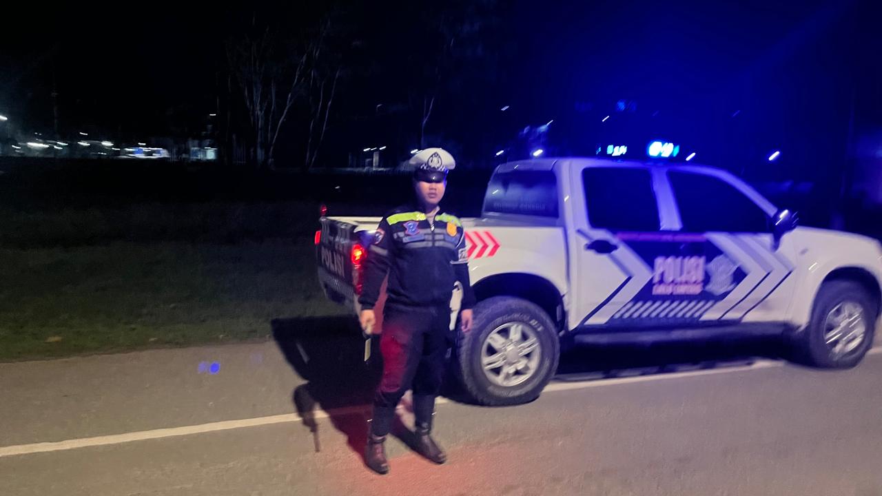 Antisipasi Balap Liar di Sejumlah Titik Rawan, Satlantas Polres Kutim Intensifkan Patroli Malam