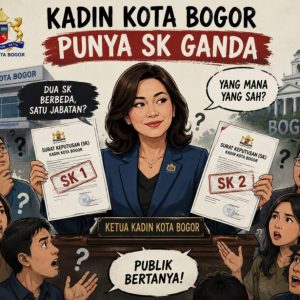 Kegiatan Foto : SK Kembar Kadin Kota Bogor Disorot, Dona Hasanah Belum Beri Klarifikasi Resmi
