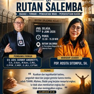 Ketua Umum Feradi Wpi Donny Andretti Kembali Layani Pelayanan Rohani Di Rutan Salemba   
