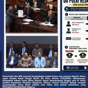 Terima Kasih Untuk DPR RI, Mengesahkan Rancangan UU Polri menjadi UU