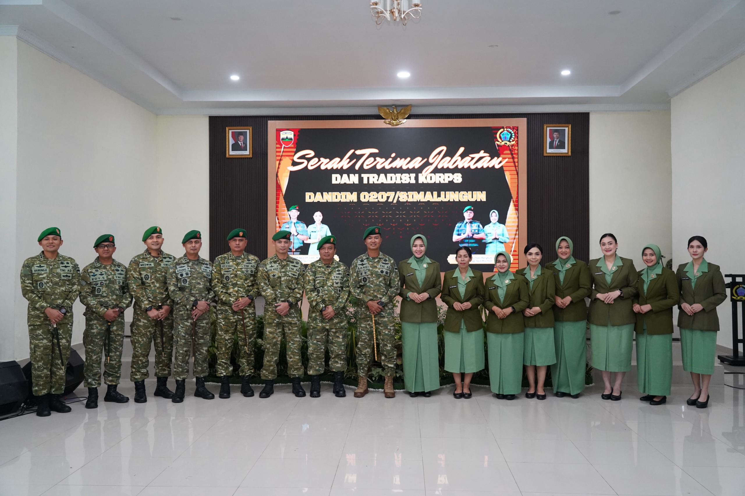 Danrem 022/Pantai Timur Pimpin Serah Terima Jabatan Dandim 0207/Simalungun