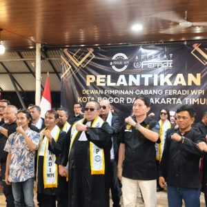 Ketum FERADI WPI Adv. Donny Andretti Lantik DPC FERADI WPI Jakarta Timur dan DPC FERADI WPI Kota Bogor