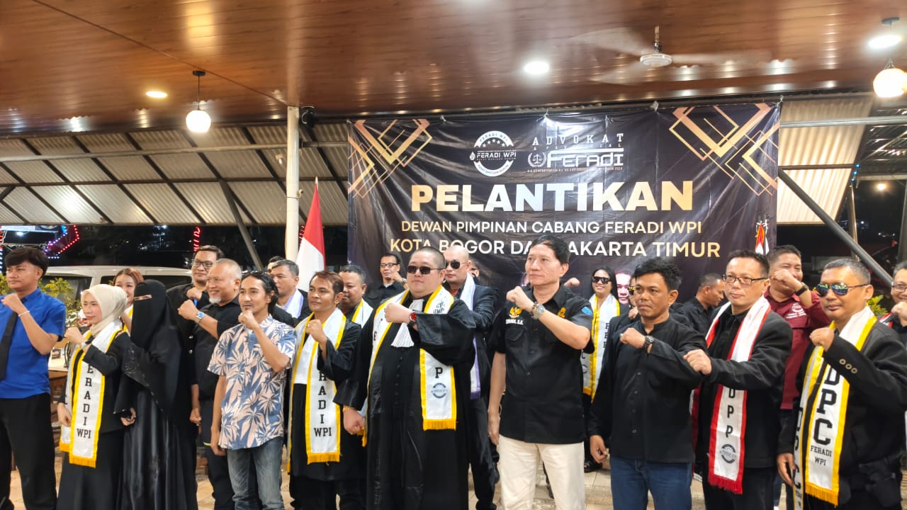 Ketum FERADI WPI Adv. Donny Andretti Lantik DPC FERADI WPI Jakarta Timur dan DPC FERADI WPI Kota Bogor