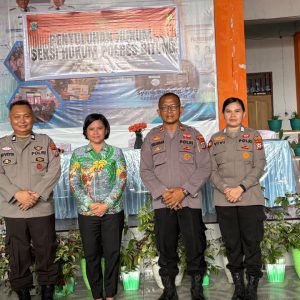 Polres Bitung Tanamkan Kesadaran Hukum Sejak Dini Melalui Sosialisasi di SMA Negeri 1 Girian Bitung