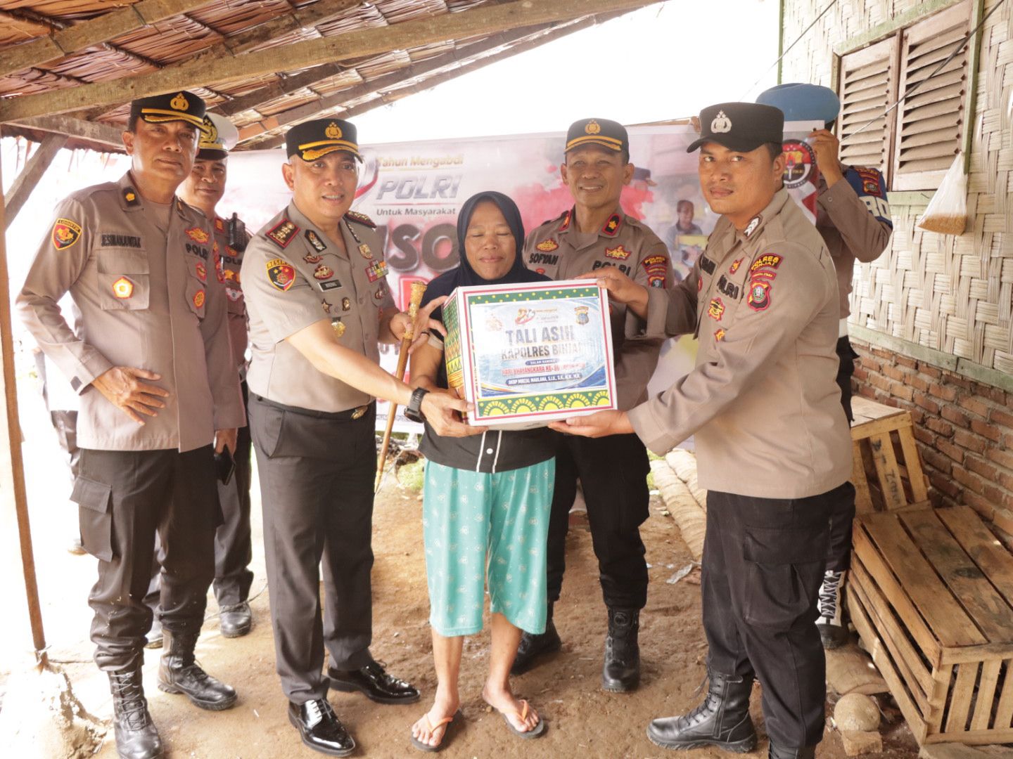 Polres Binjai Tebar Kepedulian Sosial Menyambut Hari Bhayangkara ke – 80, Wujud Nyata Polri Humanis dan Hadir Untuk Masyarakat