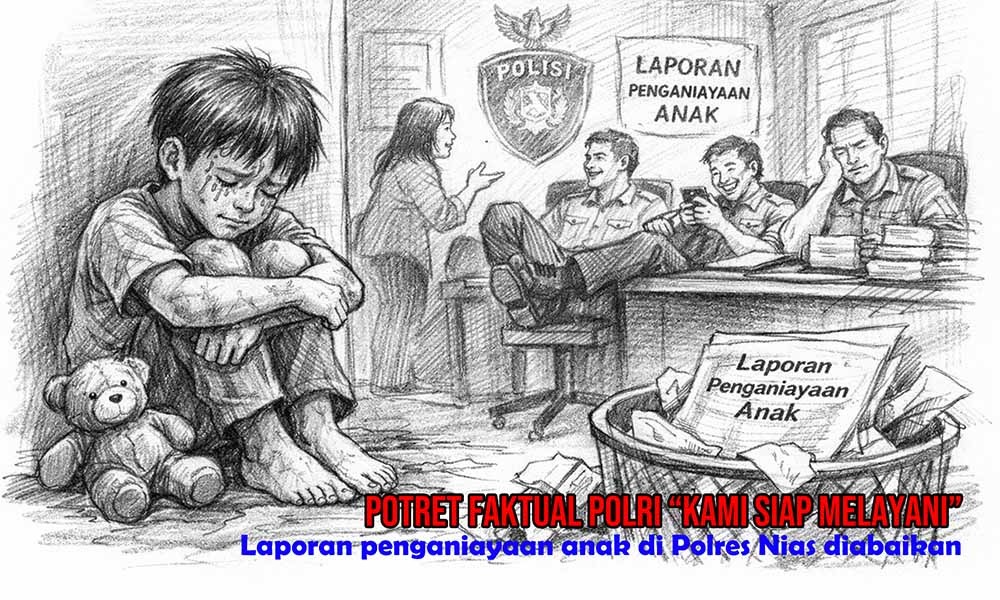 Kasus Penganiayaan Anak di Nias Mandek Enam Bulan : Hukum Tumpul, Publik Menagih Keadilan