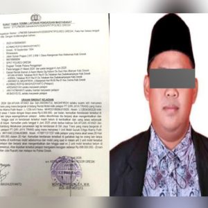 GRESIK GEMPAR Diduga Gelapkan Mobil Rental Rp698 Juta, Kepala Desa Tebaloan Gresik Afuan Afandi Dilaporkan ke Polisi